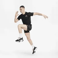 Nike Trail Solar Chase мужские Dri-FIT Short-Sleeve Running Top цвет черный
