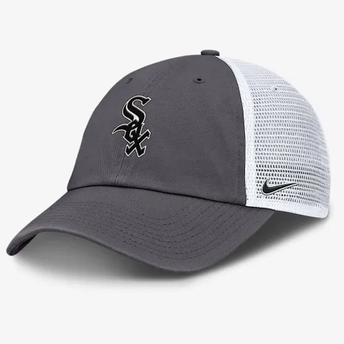 Chicago цвет белый Sox Club мужские Nike MLB Trucker Adjustable Hat цвет серый