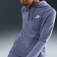 Nike Sportswear Club Fleece жіноча Pullover Толстовка з капюшоном блакитний