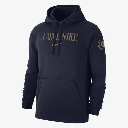 Nike Club Fleece чоловічі Tennis Pullover Толстовка з капюшоном блакитний