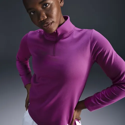 Nike Therma-FIT One женская Long-Sleeve 1/2-Zip Top цвет фиолетовый