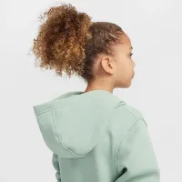 Nike Sportswear Club Fleece Big детские Pullover Толстовка с капюшоном цвет зеленый