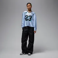 Nike Jordan женская Long-Sleeve Jersey Top синий