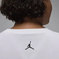 Nike Jordan жіноча Graphic Girlfriend футболка (великі розміри) колір білий