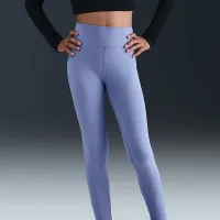 Nike One Big дитячі (Girls') Dri-FIT З високою талією лосіни блакитний