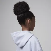 Nike Jordan Brooklyn Essentials Little дитячі Pullover Толстовка з капюшоном колір сірий