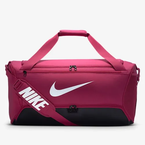 Nike Brasilia 9.5 тренировочные Duffel сумка (Medium, 60L) цвет фиолетовый