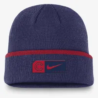 Chicago Cubs Terra мужские Nike MLB Cuffed Beanie синий