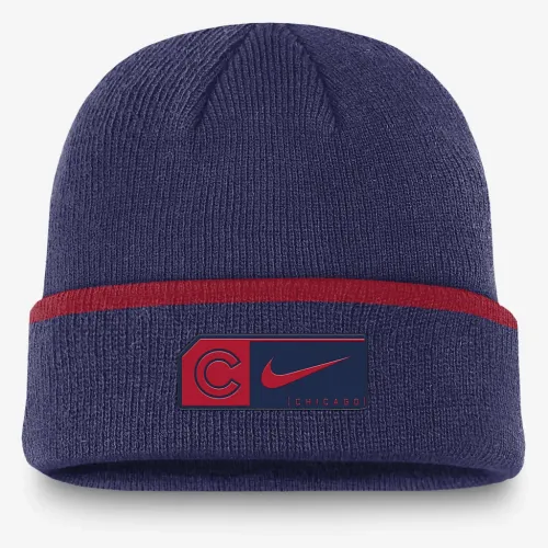 Chicago Cubs Terra мужские Nike MLB Cuffed Beanie синий