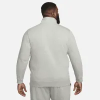 Nike Sportswear Club мужские Brushed-Back 1/2-Zip Pullover цвет серый