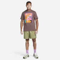 Nike Sportswear чоловічі футболка колір коричневий