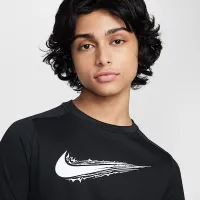 Nike Multi Big дитячі (для хлопчиків) Dri-FIT Short-Sleeve Top колір чорний