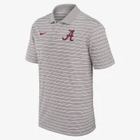 Alabama Crimson Tide Primetime Victory Striped чоловічі Nike Dri-FIT College Polo колір сірий