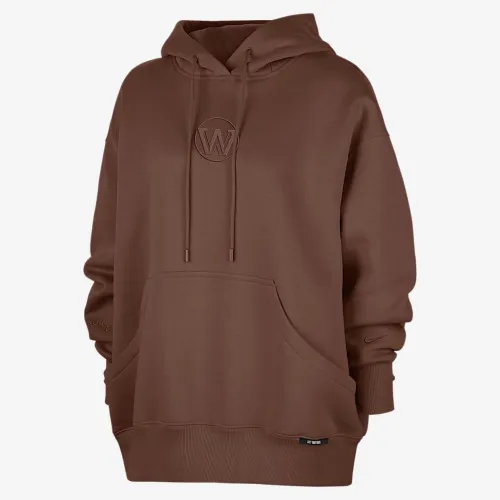 Golden State Warriors City Edition жіноча Nike NBA Phoenix Fleece Premium Толстовка з капюшоном колір коричневий