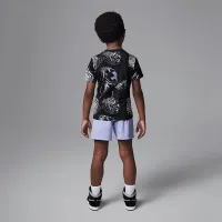 Nike Jordan Little детские MVP Ring 2-Piece шорты набор цвет фиолетовый