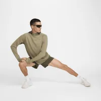 Nike Trail чоловічі Dri-FIT UV Long-Sleeve Hooded Running Top колір коричневий
