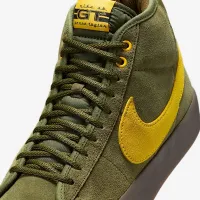 Nike Zoom Blazer Mid Skate Кроссовки цвет зеленый