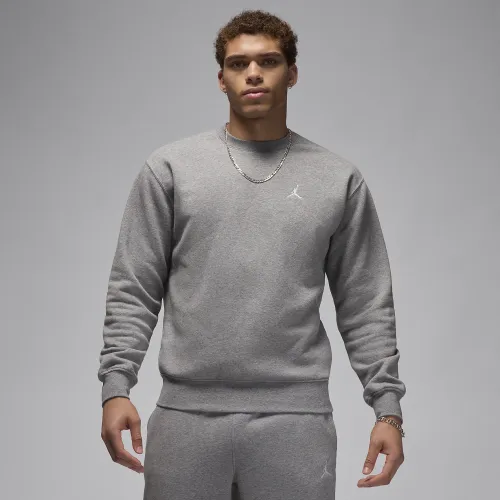 Nike Jordan Brooklyn Fleece чоловічі Crew-Neck світшот колір сірий