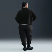 Nike Sportswear Club Fleece женская Loose Cozy Track Куртка (большие размеры) цвет черный