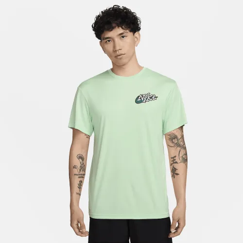 Nike Swim чоловічі Short-Sleeve Hydroguard колір зелений