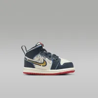 Nike Jordan 1 Mid SE Baby/Toddler Кроссовки синий