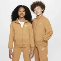 Nike Sportswear Club Big детские Full-Zip Knit Куртка цвет коричневый