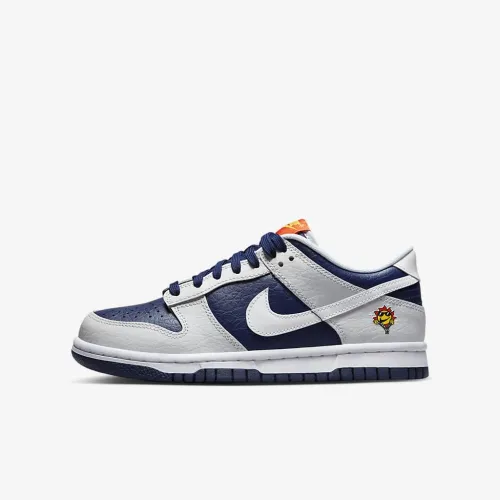 Nike Dunk Low Big детские Кроссовки цвет серый