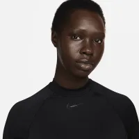 Nike Swim Hydralock Fusion женская Long-Sleeve One-Piece Swimsuit цвет черный