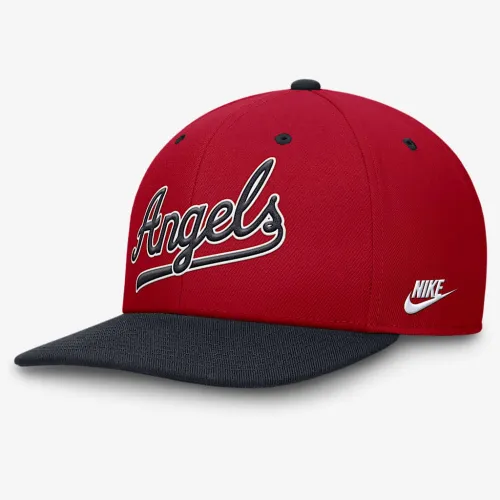 California Angels Cooperstown Pro мужские Nike Dri-FIT MLB Adjustable Hat цвет красный
