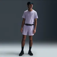 Nike Miler чоловічі Dri-FIT UV Short-Sleeve Running Top колір фіолетовий