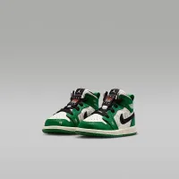 Nike Jordan 1 Mid SE Baby/Toddler Кросівки колір зелений