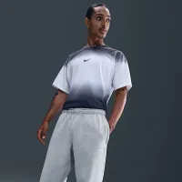 Nike Solo Swoosh чоловічі Fleece Open-Hem Pants колір сірий
