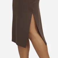 Nike Sportswear Essential женская Tight Midi Костюм цвет коричневый