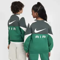 Nike Air Big детские Crew-Neck свитшот цвет зеленый