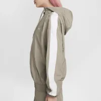 Nike Sportswear Classic Wovens женская Loose UV Hooded Куртка цвет зеленый