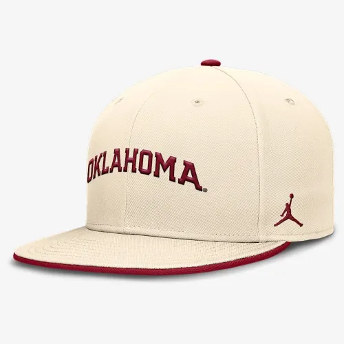 Nike Oklahoma Sooners Primetime True чоловічі Jordan Brand Dri-FIT College Fitted Hat колір коричневий