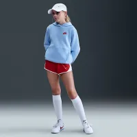 Nike Sportswear Club Fleece Big детские Pullover Толстовка с капюшоном синий