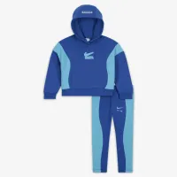 Nike Air French Terry Pullover and лосины набор Baby (12-24M) набор синий