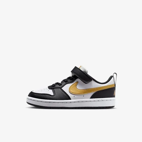 Nike Court Borough Low Recraft Little дитячі Кросівки колір чорний