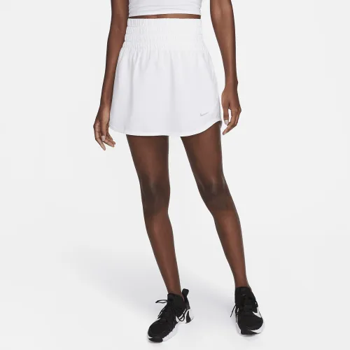 Nike One жіноча Dri-FIT Ultra З високою талією Skort колір білий