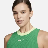 NikeCourt Slam женская Dri-FIT Tennis Tank Top цвет зеленый