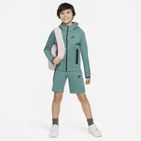 Nike Sportswear Tech Fleece Big детские (для мальчиков) Full-Zip Толстовка с капюшоном цвет зеленый