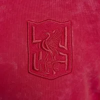 Liverpool FC Club Third мужские Nike Soccer Full-Zip French Terry Толстовка с капюшоном цвет красный