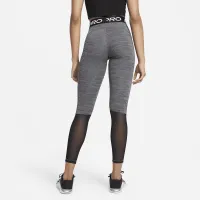 Nike Pro женская Mid-Rise Mesh-Paneled лосины цвет черный