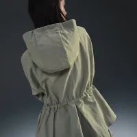 Nike Sportswear Everything Wovens жіноча оверсайз Hooded Куртка колір зелений