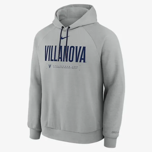 Villanova Wildcats Nike NCAA мужские баскетбольные Coaches' Pullover Толстовка с капюшоном цвет серый