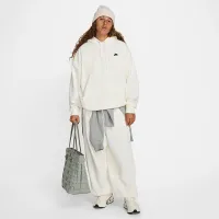 Nike Club Fleece мужские оверсайз French Terry Pullover Толстовка с капюшоном цвет белый