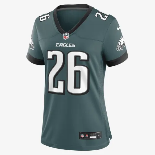 Saquon Barkley Philadelphia Eagles женская Nike NFL Game Football Jersey цвет зеленый