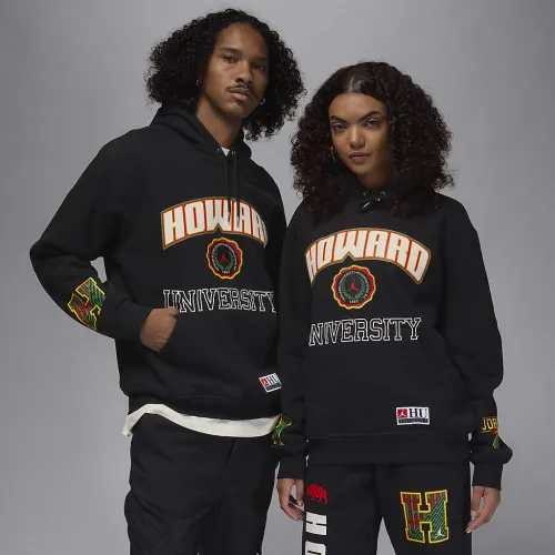 Nike Jordan x Howard University чоловічі Fleece Pullover Толстовка з капюшоном колір чорний