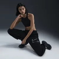 Nike Sportswear Phoenix Fleece женская С высокой Талией оверсайз Pants цвет черный